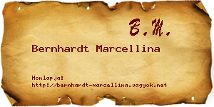 Bernhardt Marcellina névjegykártya